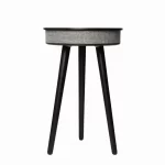 Table With Speaker And Wireless Charger- Black