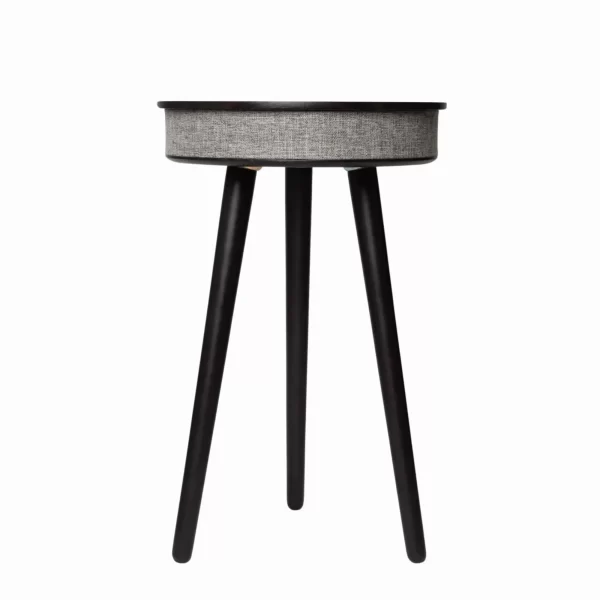 Table With Speaker And Wireless Charger- Black