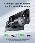 Anker Nano Car Charger (167.5W, 3 Ports) - Image 4