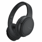 Moxedo Harmoniq Wireless Headphone Bluetooth 5.3 HiFi Stereo Sound 40 Hours Playtime with AI Touch Control (Black)