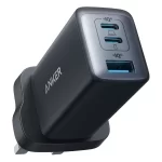 Anker PowerPort III 3-Port USB-C Charger 65W – Black