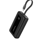 Anker Zolo Power Bank (10K, 30W) with a 5.4-inch (13.7 cm) built-in USB-C cable.