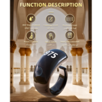 Equantu Smart Tasbeeh Ring Digital Tally Counter - Image 2