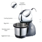 Professional Hand & Stand Mixer with Stainless Steel Bowl-KRAWN - Image 3