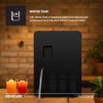 Porodo Sphere Ice Maker Countertop 250W, Auto-Cleaning, 160 Bullet Ice Cubes Daily (10kg/24H), 1.6L Water Tank - Image 2