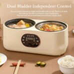 Denx Smart Rice Cooker – Features double pots, 2L capacity - Image 3
