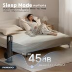 Porodo Lifestyle Coolbreeze 70W Smart Tower Fan with Aromatherapy & Air Purification - Black - Image 3