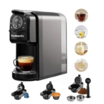 TELIONIX 4 IN 1 DIGITAL CAPSULE COFFEE MACHINE