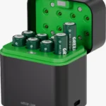 Green Lion RECHARGEABLE 8*AAA Battery Dock USB-C - Black