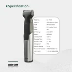 ⁦Green Lion 3 In 1 Expert Hair Trimmer & Shaver - Gray⁩ - الصورة ⁦5⁩