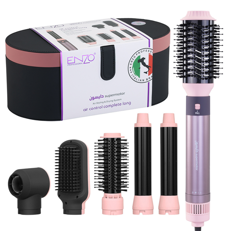 Hac312f6961f94478ba7f4478da89356c3 Enzo 6 in 1 Hair Styler & Dryer Set 1500W - Image 1