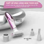 KEMEI 4 in 1 Lady Shaver Beauty Set KM-6714 - Image 6