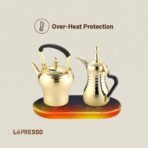 ⁦LePresso Dual Pot Arabic Coffee And Tea Dallah⁩ - الصورة ⁦2⁩