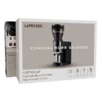 ⁦LePresso Grindeur Conical Burr Grinder with Digital Weight Control - Black⁩ - الصورة ⁦5⁩