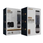 LePresso Portable Mini Espresso Machine with Travel Pouch - Black - Image 2