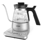 Lepresso BrewWave Gooseneck Electric Kettle with Keep Warm Mode - Silver - Image 2
