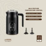 Lepresso Four Froth Milk Frother - Black - Image 2