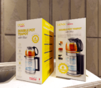 ⁦Luxury Double Pot Tea Maker Set-DX2015⁩ - الصورة ⁦4⁩