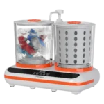 Porodo Lifestyle Launder Twin 2L Portable Mini Washing Machine - White