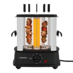 Porodo Lifestyle Grilljet Electric Rotisserie Kebab Grill with Auto-Rotating Skewers - Black