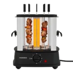 Porodo Lifestyle Grilljet Electric Rotisserie Kebab Grill with Auto-Rotating Skewers - Black