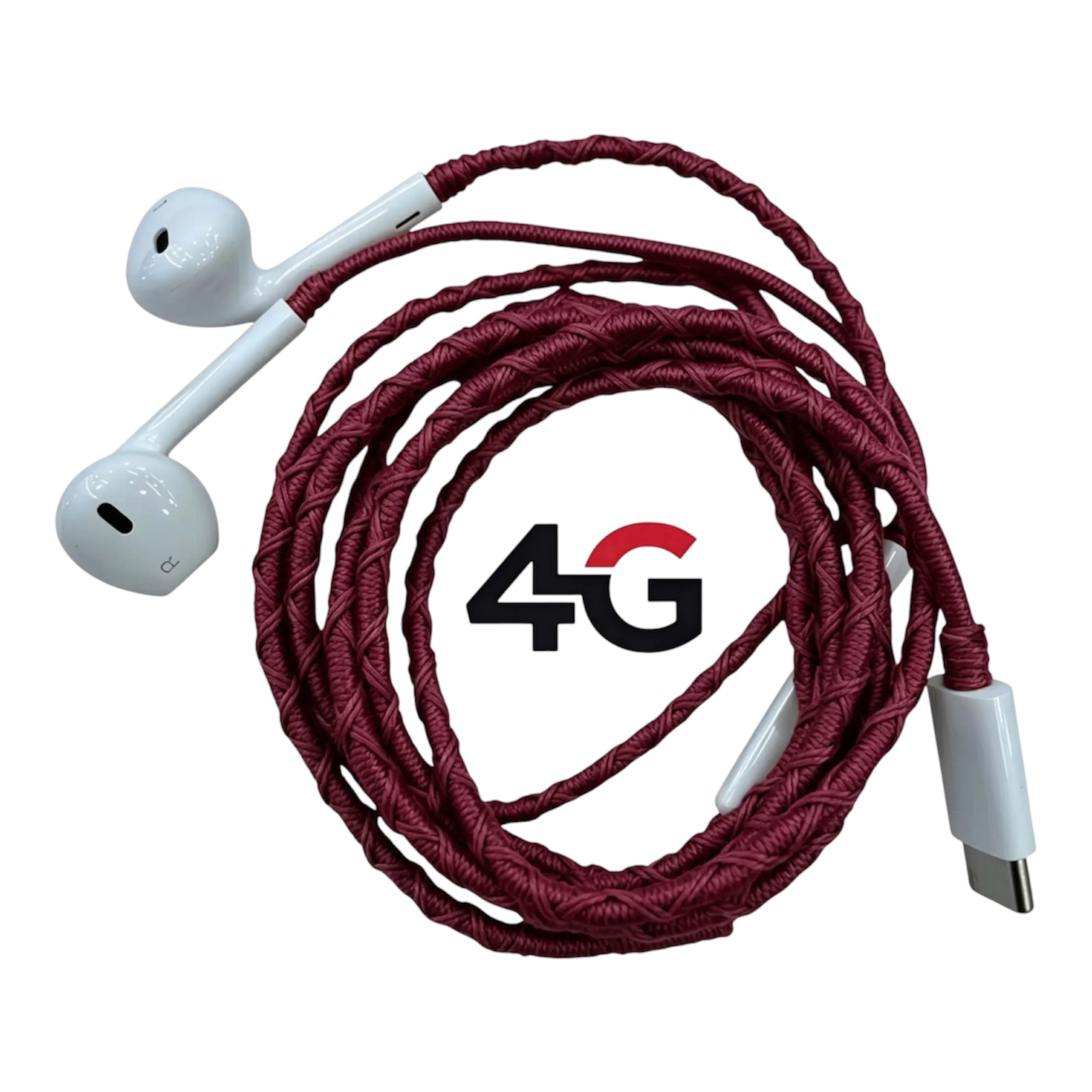 Photoroom_20260716_135603 Apple EarPods (USB-C)Rope-maroon - Image 1