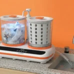 Porodo Lifestyle Launder Twin 2L Portable Mini Washing Machine - White - Image 3