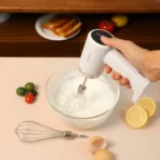 ⁦Porodo Lifestyle Multi-Function Rechargeable Hand Blender - Beige⁩ - الصورة ⁦2⁩