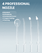 ⁦Moxedo Water Flosser With 6 Pressure Modes & Multiple Nozzles⁩ - الصورة ⁦4⁩