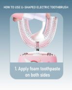 Moxedo Kids 2 In 1 U- Shaped Electric Toothbrush - Image 8