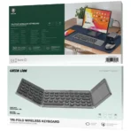 ⁦Green Lion Tri-Fold Wireless Keyboard Scissor-Switch Structure - Gray⁩ - الصورة ⁦3⁩