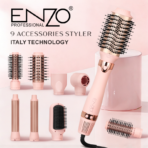 ⁦ENZO Professional Hair Dryer Brush Set 9 in 1⁩ - الصورة ⁦3⁩