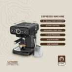 LePresso Retro Espresso Boiler Machine Gauge and Milk Steamer - Image 10